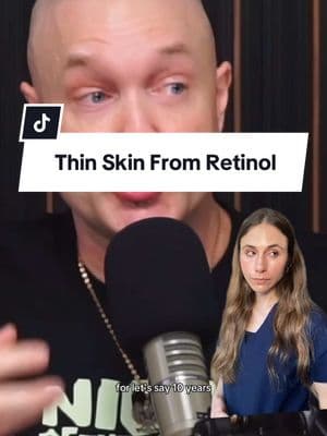 Retinol does not give you paper thin skin. #retinol #retinolskincare #dermatolologist @Sloppy Seconds ✨ 