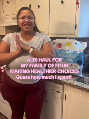 I love Aldi!  #healthygroceryhaul #aldihaul #aldigroceries #affordablegroceryhaul #familyof4 #MomsofTikTok #groceryhaul #aldi #aldifinds @ALDI USA #mom #sahm #relatablemom #ditl #momvlogger 