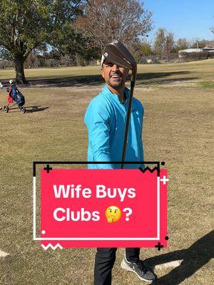 Share this with your spouse!! Our guy showed up to the course with new clubs from Christmas that his wife bought! Wifey understood the assignment.  #trillgolf #GolfFails #taylormade 