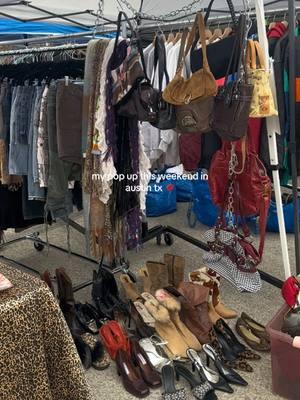 saturdays spoiled vintage pop up at the south congress swap meet #atx #austinmarket #southcongress #vintagemarket #vintageaustin #austinfashion 