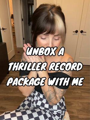 How many times can I say cute in one video!? 😐🫠 #fyp #foryoupage #foryou #unboxing #gifted #promo #thrillerrecords #merch #alttiktok #alt #alternative #elderemo #emotiktok #grunge #rock #rocknroll 