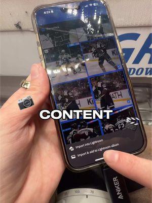 The science behind content creation 🧪 #workinginsports #dayinmylife #sportsindustry #womeninsports #NHL 