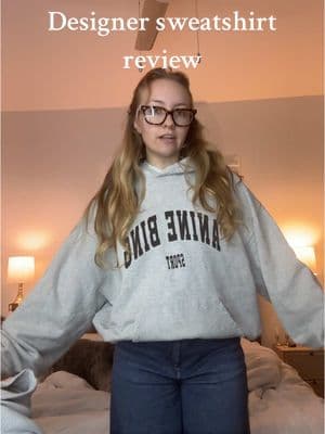 The way I bought this so fast when I saw $75 @The RealReal @ANINE BING OFFICIAL #aninebing #sweatshirt #sweatshirtreview #review #parke #aninebinghoodie #aninebingsweatshirt #therealreal #therealrealfinds 