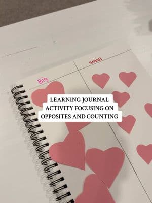 learning about opposites in speech therapy so thought it would make a perfect journal activity 💕 #learningjournal #learningactivities #toddlermom #toddlerlearningactivities #preschoolactivities #screenfreeplay #screenfreeactivities #learningjournalactivities #prekactivies #secondtimemom #toddlerlearning #learningthroughplay 