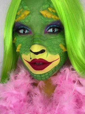 Greta Gremlin Makeup💚 Using @PinkyParadise lenses💕 use code: samanthanicoleartistry10 to save✨ #halloweenmakeup #halloweenlooks #gretagremlin #gremlin #gremlins #gremlinmakeup #creativemakeup #pinkyparadise 