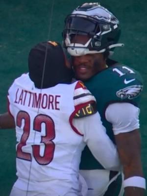 The Eagles Had Marshon Lattimore CRASHING OUT 😳… #marshonlattimore #ajbrown #commanders #nfl #football #fyp #viral 