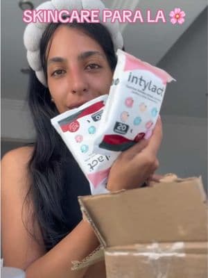 Unboxing skincare para la flor! Lo tienes? Deberías👀 #unboxingvideo #skincare #higieneintima #intylact #farmatodo 