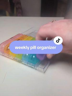 #pillorganizer #weeklypillorganizer #pillbox #7daypillorganizer 