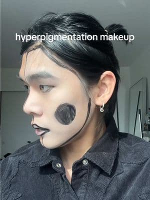 NO NO ITS NICE 💜 #hyperpigmentation #makeuptutorial 