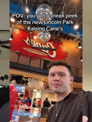 This is what dreams are made of! ✨ New Lincoln Park @Raising Cane's location opens to the public January 28th! #caniacambassador #raisingcanes #chicago #lincolnpark 