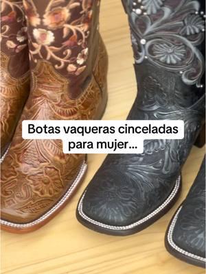 Para las que les gustan las botas con un toque más artesanal 👌🏻 #botasvaqueras #vaqueras #vaquerastyle #estilovaquera #botascinceladas #cuadra #cuadraboots #botascuadra #mexicantiktok #modavaquera #botasfemeninas #atuendovaquero #ranchera #mexicana #parati #paratiiiiiiiiiiiiiiiiiiiiiiiiiiiiiii #paratiii 