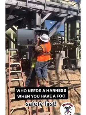 safety first, be a homie an hold em tight! #safetyfirst #bluecollar #bluecollarsafety #problemsolved #bluecollarproblems #bluecollarlife #bluecollarsob⚒️ #bluecollaroutlaw⚒️ #constructionlife #foryourpage #fyp 