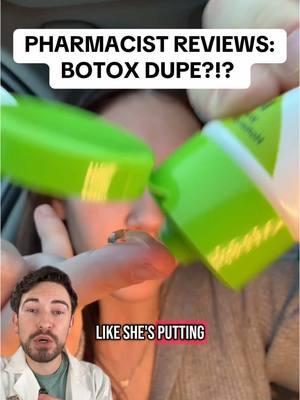 NATURAL BOTOX?!? Pharmacist reveals if this is worth it #naturalbotox #botox #skincare #antiaging #wrinkles #arnicare #millennialrx 