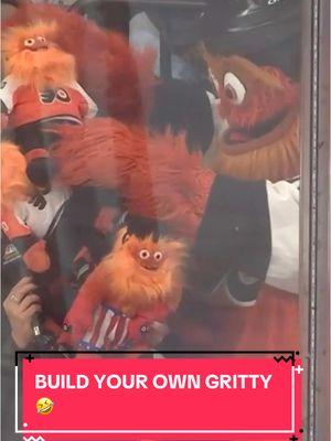 The possibilities are endless 🤣 #NHL #hockey #gritty #mascot #philly 