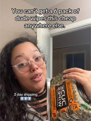 Grab them up, they are the best price for a 6 pack that you can find anywhere.  #dudewipes #dudewipesonsale #camoflaugedudewipes #bathroomwipes #wipes #buttwipes 