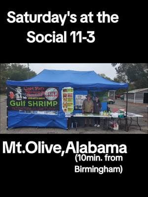 Come out see us in Mt.Olive Al. on Saturdays #tictok #trending #tiktokfamous #video #t #viraltiktok #v #fyp #fyppppppppppppppppppppppp #fypage #fypシ #foryoupage #captpatsshrimpseafood #massfollowing #alabamagulfseafood #fishmarket #fishmonger #cookingseafood #seafood #