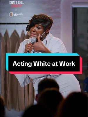 "Acting White at Work" 🎤: @SweetBabyKita  Your soap is a joke! Upgrade your personal care with @Dr. Squatch  #donttellcomedy #sweetbabykita #standupcomedy #standup #comedy #jokes #funny #work #worklife #office #officehumor