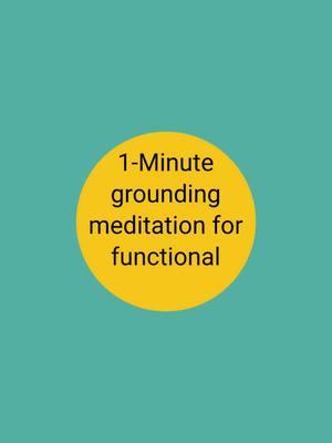 Take a moment to ground your body and mind with this quick 1 min. Guided meditation #meditation #guidedmeditation #workplacewellness #wellnessatwork #workology 