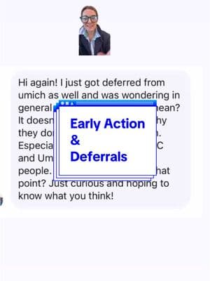 ✨ Deferred from College? Here's What It Means! ✨ A deferral isn’t the end—it’s a pause! 💌 Here’s what you need to know: 1️⃣ You’re Still in the Running 🏃‍♀️: A deferral means the admissions team wants more time to evaluate your application alongside Regular Decision (RD) applicants. 2️⃣ They Might Need More Info 📝: Mid-year grades to confirm your academic momentum 📚 New achievements or updates 🏆 A better sense of how you fit their class goals (e.g., majors, diversity, geography) 🌍 3️⃣ Why Schools Defer: With SO many Early Action apps (looking at you, UMich & USC 👀), deferrals help schools balance priorities and manage class composition. 4️⃣ Why Have Early Action if They Defer? It’s about finding the perfect mix of students 🎨 Yield protection: Schools prioritize students who are likely to enroll 💡 💡 What to Do if You’re Deferred: Send a Letter of Continued Interest (LOCI)! 🖊️ Show enthusiasm, provide updates, and remind them why you’re an amazing fit! Keep crushing your Regular Decision apps! 💪 Deferred ≠ Denied! Stay strong—you’ve got this! 💯💥 #CollegeAdmissions #CollegeApps #DeferredButNotOut #UMichDeferred #USCDeferred #EAtoRD #CollegeBound #CollegeTips #CollegeLife