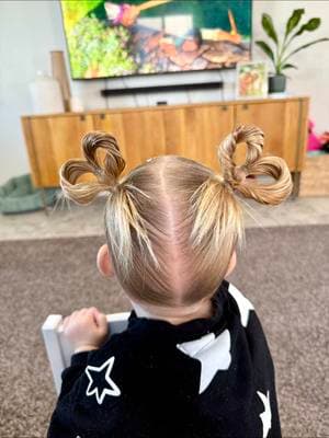 I mean the heart buns are cute.. but this @MINIMALIST FOLK CO set has me in a CHOKEHOLD.  @Gussy Up Bow Co. glitter #cutehair #valentinehair #hearthair #pinkhair #hairglitter #braids #girlygirl #lovestyles 