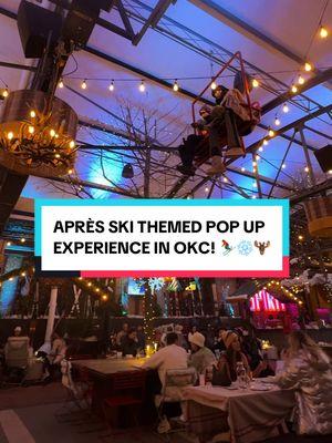 WINTER POP UP EXPERIENCE IN OKC ⛷️ TJ Après is an alpine-inspired food and beverage adventure running  now until March 1 on the patio at @The Jones Assembly. Tickets are necessary for each reservation. Reserve your spot directly through Resy!🎿 #SeeOKC 𝙬𝙝𝙖𝙩 𝙬𝙚 𝙤𝙧𝙙𝙚𝙧𝙚𝙙: 𝚒𝚗 𝚘𝚛𝚍𝚎𝚛 𝚘𝚏 𝚊𝚙𝚙𝚎𝚊𝚛𝚊𝚗𝚌𝚎 𝙙𝙧𝙞𝙣𝙠𝙨: 🫎mangy moose 🏊‍♀️hot tub time machine 🌿hugo spritz  🍸mountini ⛷️shotski ☕️ bombardino  𝙖𝙥𝙥𝙨 & 𝙚𝙣𝙩𝙧𝙚𝙚𝙨: 🫒martini dip  🌭haute dog 🧀cacio e pepe croquettes 🍟truffle fries 🍔bordelaise burger  #OklahomaCity #OKC #TravelOK #MyOklahoma #MyOKC #405 #My405 #Oklahoma #Okie #OklahomaLife #ThingsToDoInOKC #OKCFood #OKCFoodie 