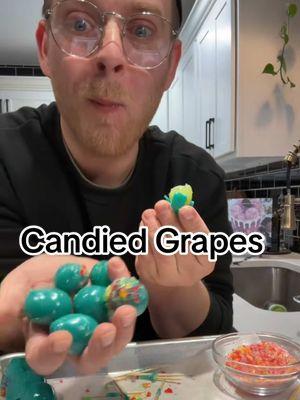 Candied Grapes 🍇 #candiedgrapes #candiedfruit #candy #fruit #try #fyp 