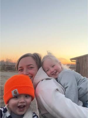 Momma’s little monkeys helped me with farm chores 🙈🙉  #twinmomma #barnkids #barnlife #ranchmom #twinmom #momma #littlemonkey #mommasgirl #mommasboy #ranch #farmtok #farmlife #minifarm 