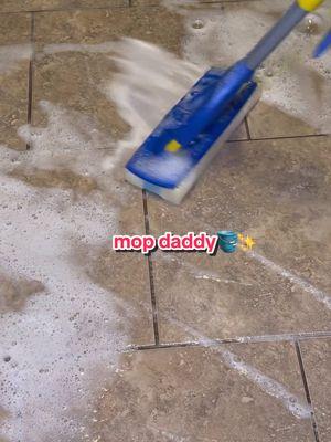 using my new mop daddy🪣✨🙂‍↔️ #CleanTok #floorcleaning #clean #mopdaddy #scrubbing #fypシ #scrubdaddy #cleaningmotivation 