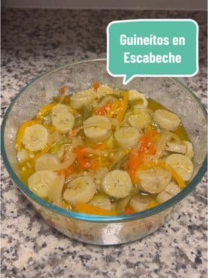 Guineítos en escabeche  😋🍌🧄🫑🧅😍🇵🇷 quick & easy recipe!! #cocinando #puertoricanfood #prtiktok #fyp #boricua #delicious #EasyRecipe #recetasfaciles #buenprovecho 