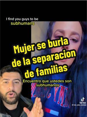 Está mujer discrimina y menosprecia el dolor de las familias separadas. #immigration #separatedfamilies #empaty #Tsukiomirutabiniwatashioomoidastene #recuerdamecadavezqueveaslaluna #sighfridfz #SighfridFZ2 #chicago #florida #texas #lasvegas #newyork #colorado #california #maryland #. #fyp #nosucciones #usa #usatiktok🇺🇸 #usa🇺🇸 #greenscreenvideo #greenscreen 