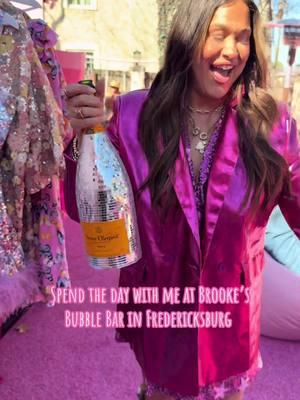 It’s always a good day at Brookes Bubble Bar 🥂 #brookesbubblebar #brookesbubblebus #fredericksburg #texas #texashillcountry #champagnetoast #champagne #champagnebar #thingstodointexas #bachelorette #cometoworkwithme #bottlegirl #pink #pinkaesthetic #girlythings #girlytok #girly #girlstrip #winetastingoutfit #winetour #wine #fredericksburg #fredericksburgtx #fbgtx #sequindress #sequins #style #styleinspo #styleblogger #dallas #dallasblogger #travel #travelblogger #volgger #Vlog 