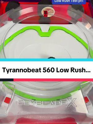 Low Rush is Viable but is it good on Tyrannobeat 560??🤔#beybladex #beybladeorburst #beybladetakaratomy #fypシ #makeemburst #bladertok #beyblade #beytok #beybladebattle #beybladeexperiment 