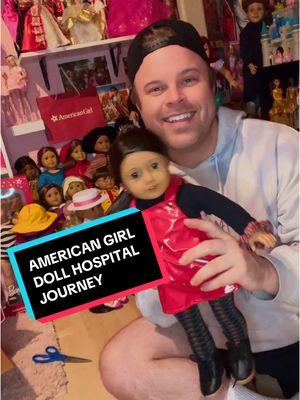 Found a $5 @American Girl doll at a thrift store and she just came back from the Doll Hospital! #dolls #americangirl #americangirldoll #americangirldolls #dollhospital #dollmaker #americangirlstore #americangirldollcheck 