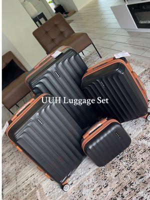 If you love to travel then a reliable luggage set is a must!!  #uuhluggage #luggageset #travelmusthaves #tiktokshopfinds #greatdeals #fyp #traveler 