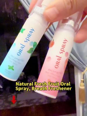 SIRUINI Natural Fresh Fruit Oral Spray, Breath Freshener, Bad Breath Treatment for Adults, Portable Mouth Spray #fyp #oralspray #oralcare #mouthfreshner #badbreath #mouthspray 