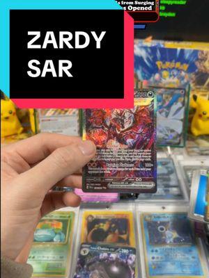 BEAUTIFUL ZARDY SAR FROM PALDEAN FATES!  #welcomeback #psa #creatorsearchinsights #TikTokLIVE #ripnship #LIVEhighlights #pokemonripnship #pokémontiktok #Pokémon #LIVEIncentiveProgram #LIVE #PokémonShop #ripnshippokemon #TikTokShop #pokemon #LIVEHighlights #PaidPartnership #massfollowing 