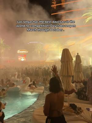 Las Vegas has the best dayclubs in the world no competition! Dayclubs reopen March through October . #bestdayclubs #encorebeachclub #dayclubs #bestofvegas #vegaspoolparty #vegasvacation #poolparty #taobeachpromoter 