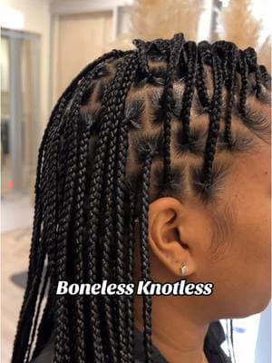 Boneless Knotless😍😍 #delraybeachbraider #westpalmbeachbraider #bonelessknotless #browardbraider 