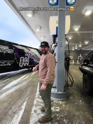 Luke Youngberg thinks hes so special he can take up the whole parking lot in McCall Idaho😂 #yougbuck #mccall #polaris #snowmobile 