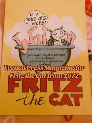 Merci to the dude who sold this to me in France ✨❤️ #fritzthecat #fritzthecatmovie #fritzthecat1972 #fritzthecattiktok #fritzthecattok #france #french #paris #bonjour #merci #ebaypurchase #iloveebay #ebaylovesme #ralphbakshi #ralphbakshifritzthecat #rcrumb #robertcrumb 