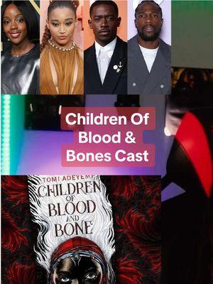 #childrenofbloodandbone casting announcements #thusombedu #damsonidris #cynthiaenrivo #zellie 