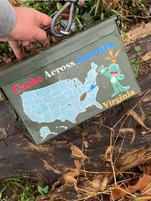 Cache Across America - how many states have you done?? #geocaching #geocache #cache 