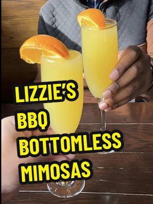 HERE is what we ordered 👇 Lizzie’s Memphis Style BBQ 📍3270 Margaritaville Blvd., Kissimmee, FL 34747  ⏰ Thursday & Friday, 8 AM – 11 AM; Saturday & Sunday, 8 AM – 12 PM. ☕️ Coffee is included with the purchase of any breakfast item.  👉 What we ordered:   Bottomless Mimosas - $20.50 per person  Berry Waffle - $10.50 One large waffle served with seasonal berries, strawberry sauce, and whipped cream. Brisket Breakfast Bowl - $22.50 Breakfast potatoes with fire roasted red peppers, smoked brisket ends, shredded Monterey Jack cheese, and two farm fresh over easy eggs. All dusted with Lizzie’s BBQ rub.  Biscuits & Gravy - $8.50 Two fluffy freshly baked homestyle biscuits, served in a cast iron skillet, smothered in our savory sausage gravy. Pulled Pork Breakfast Burrito - $16.50 Breakfast potatoes with fire roasted red peppers, slow smoked pulled pork, shredded Monterey Jack cheese, and two farm fresh over easy eggs. All dusted with Lizzie’s BBQ rub.  #orlandofood #orlandofoodie #orlandobrunch #stufftodoinorlando #thingstodoinorlando 