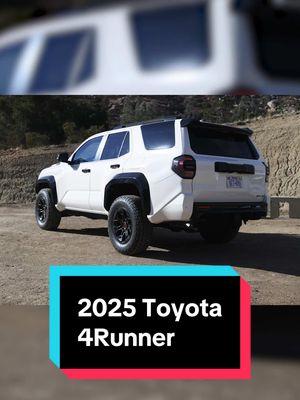 The 2025 4Runner is the first all-new version in 15 years and is heavily based on #Toyota's latest Tacoma mid-size pickup. Nine trim levels make up the new lineup, with two new additions—the upscale Platinum and the off-road-oriented Trailhunter—expanding its model range. It has a standard 278-hp 2.4-liter turbo four, which can be upgraded to a 326-hp hybrid version. All versions get an eight-speed automatic transmission. Tap the link in our bio for the full review. #Toyota4Runner #sixthgeneration #midsize #SUV #review #carsoftiktok #cartok #caranddriver