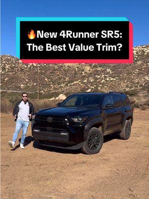 While it’s no secret the New 2025 Toyota 4Runner is super expensive, should you go “back to the basics” and get this $40k SR5 trim instead?? While you may not get all of the newest interior tech, you still have a much more updated cabin than before. You also get the same rugged looks of this new generation, and even get gloss black alloy wheels! This is also One of Two trims that can get a third row if you’d like as well. So, would you save some money and buy this SR5??   #toyota #toyota4runner #4runner #newtoyota4runner #reveal #carconfections #automotive #cars #carconfections #youtube #toyotalandcruiser #landcruiser #newcar #hotcar #coolcar