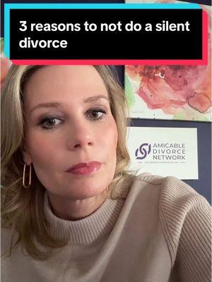 3 reasons to not do a quiet divorce #quietdivorce #silentdivorce #amicabledivorcenetwork #amicabledivorce ##uncontesteddivorce #legaltiktok #divorcesupport #uncontesteddivorce #legaltiktok #divorce #divorcetok #roommates #amicabledivorcenetworkpodcast #divorcedwomen #familylaw #justthetip 