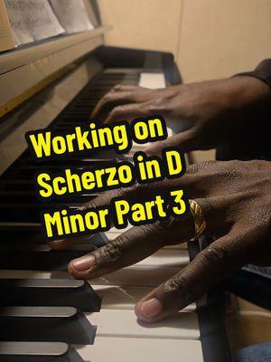 Continuing my work on Scherzo in D Minor while battling what I suspect may be a form of dystonia affecting my right hand. My goal is to increase the tempo and focus less on finger reliance to mitigate the effects of this insidious, often career-ending condition. #teardropsofmusic #charliesdad #fightingdystonia #scherzo #gurlitt 