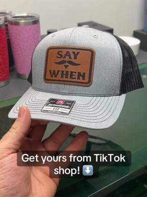 Get your sweet Say When hats from TikTok shop for $25. Many colors to pick! #say #when #richardson112 