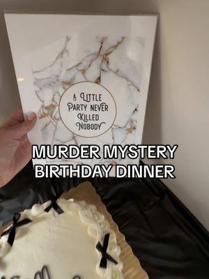 The girls brought all the drama and fun for Kaleigh’s murder mystery birthday party- highly recommend!  #relatablemom #millennialmom #murdermysterydinner #murdermysterybirthdayparty #nobodynocrime #atlantamom 