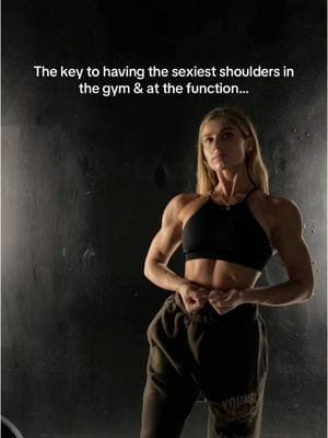 Absolute favorite superset to grow some boulders🫡 Lateral raises into upright rows NEVER FAILS to get that pump pumping and sculpt some sexy shoulders Hot girls hit shoulders the same way they hit legs, I dont make the rules  1:1 coaching in bio lets get itttttt ladies 🤍 #bodybuildingmotivation #fitnessmotivation #shoulderworkout #shouldersworkout #shoulderworkoutforwomen #bodybuildingjourney #lifting 